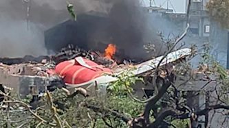 מטוס התרסק, צילום: רויטרס